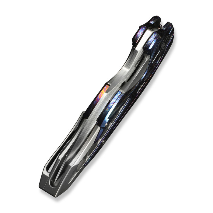 Ніж складаний туристичний Weknife Arrakis (8.8 см) Vanax / Titanium сірий
