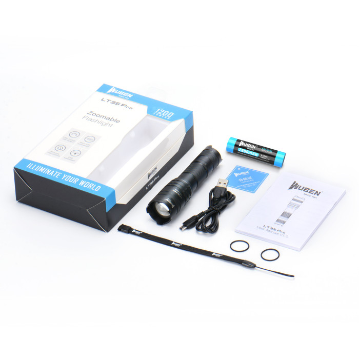Ліхтар Wuben LT35Pro, чорний 