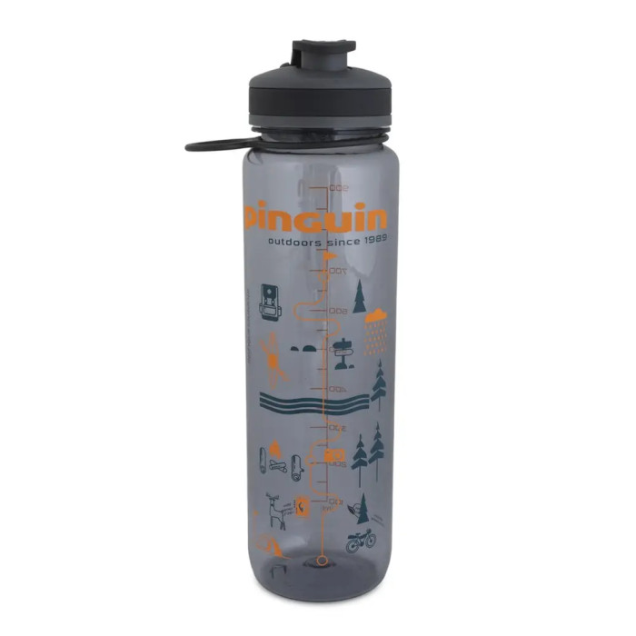 Фляга Pinguin Tritan Sport Bottle 2020 BPA-free, 1,0 L, Grey (PNG 805680) 