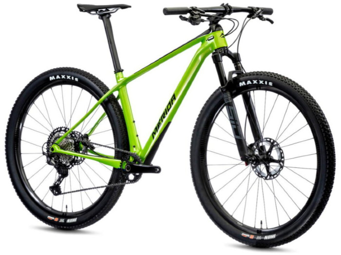 Велосипед Merida 2021 big.nine 7000 m(17) black/green 