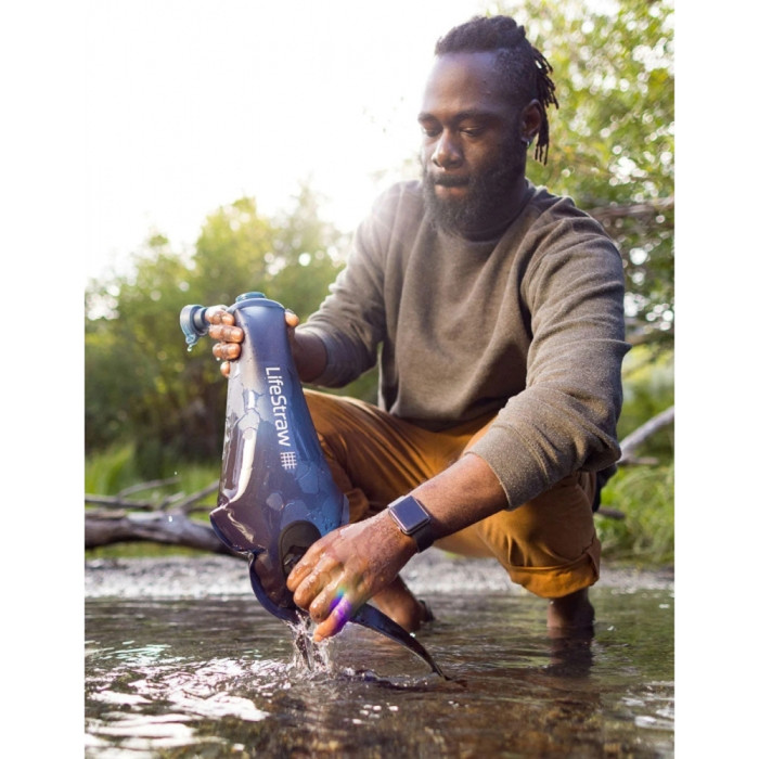 Фільтр для води LifeStraw Peak Gravity, 3 л, Mountain Blue (LSW LSPSF3MBWW) 