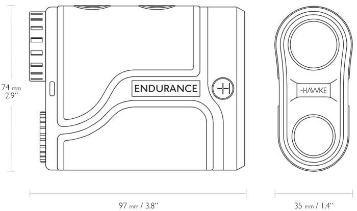 Далекомір Hawke LRF Endurance 1000, 6x21 