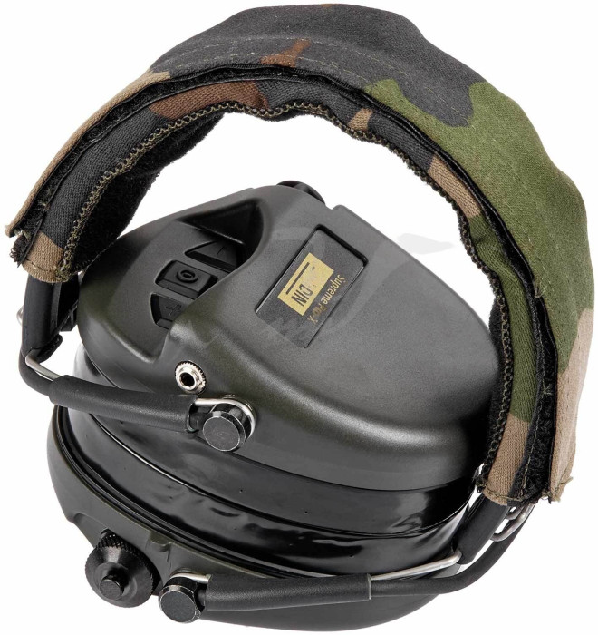 Навушники Sordin Supreme Pro X з LED ліхтариком олива (75302-X-07-S) 