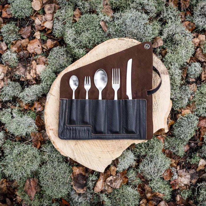 Чохол для столових приборів Petromax Leather Cutlery Bag