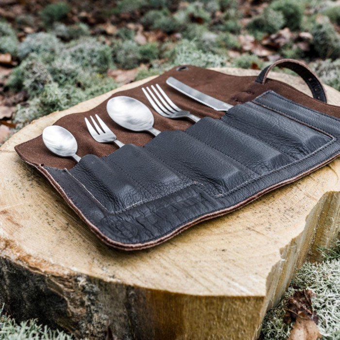 Чохол для столових приборів Petromax Leather Cutlery Bag