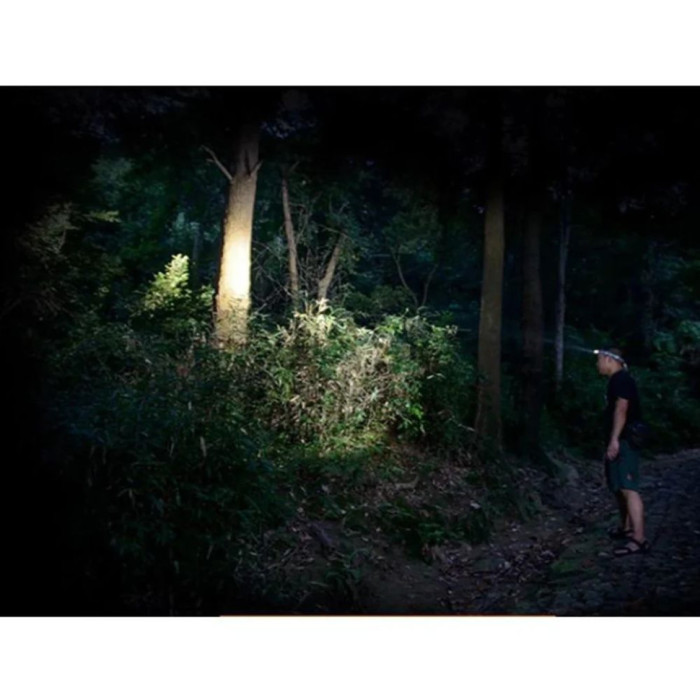 Ліхтар налобний Naturehike TD-02 NH00T002-D, сіро-блакитний 