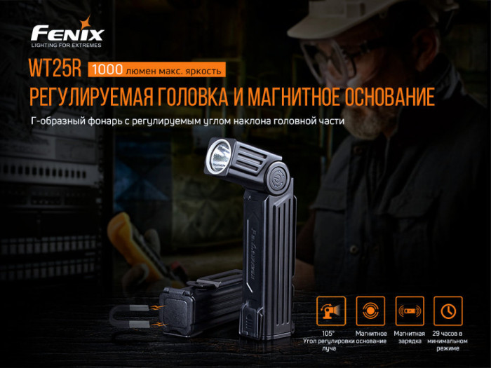 Ліхтар ручний Fenix WT25R (вскрита упаковка) 