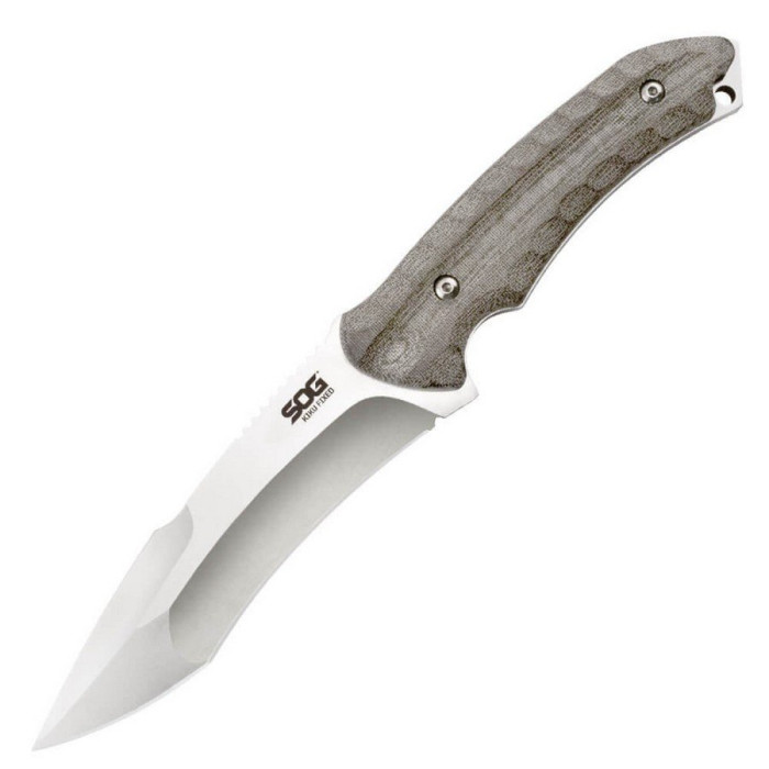 Ніж SOG Kiku Fixed 4.5 (сірий клинок) 