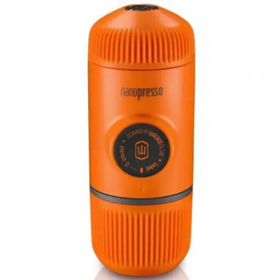 Портативна еспресо-кавоварка Wacaco Nanopresso помаранчева з чохлом