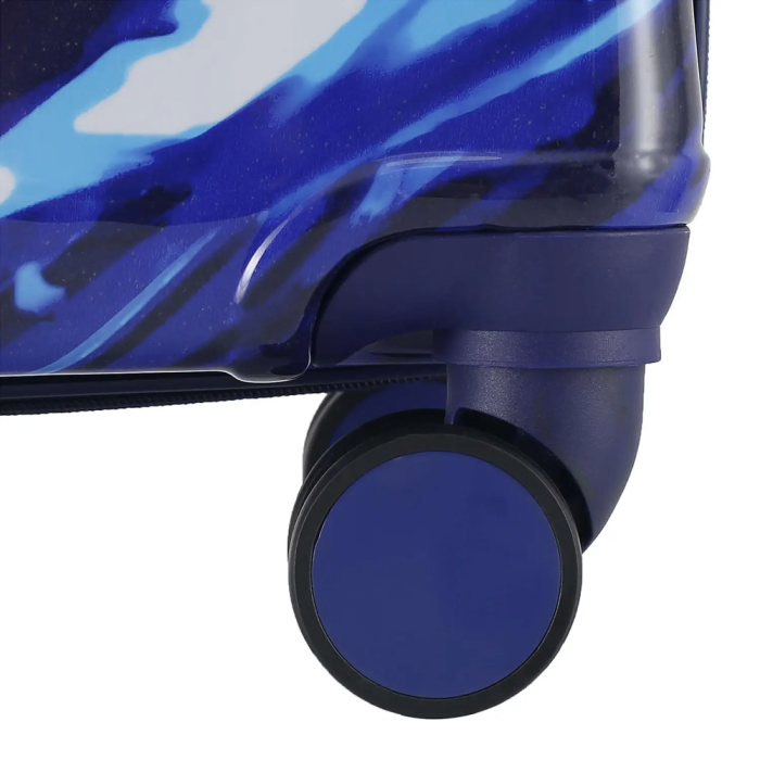 Валіза Semi Line 20" (S) White/Blue Print (T5653-1) 