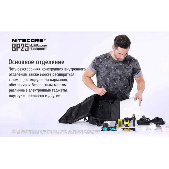 Рюкзак тактичний Nitecore BP25 Cordura 1000D 