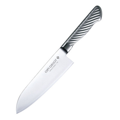Ніж кухонний Tojiro PRO DP 3LAYERED by VG10 Santoku 170mm F-895