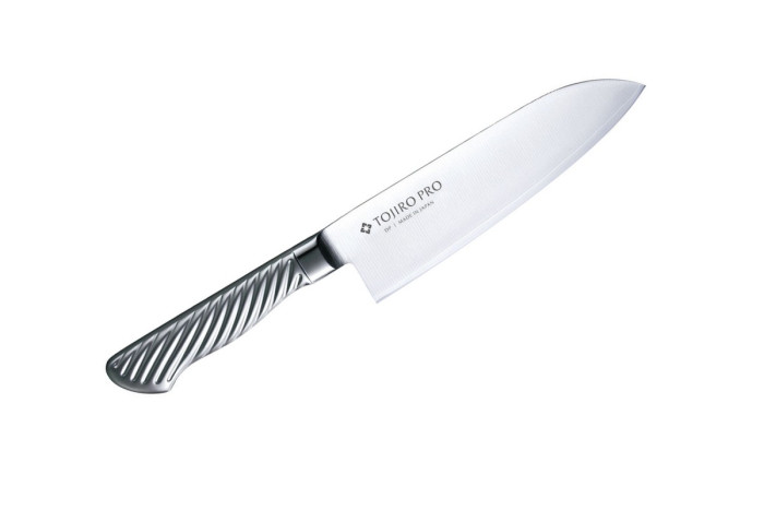Ніж кухонний Tojiro PRO DP 3LAYERED by VG10 Santoku 170mm F-895 