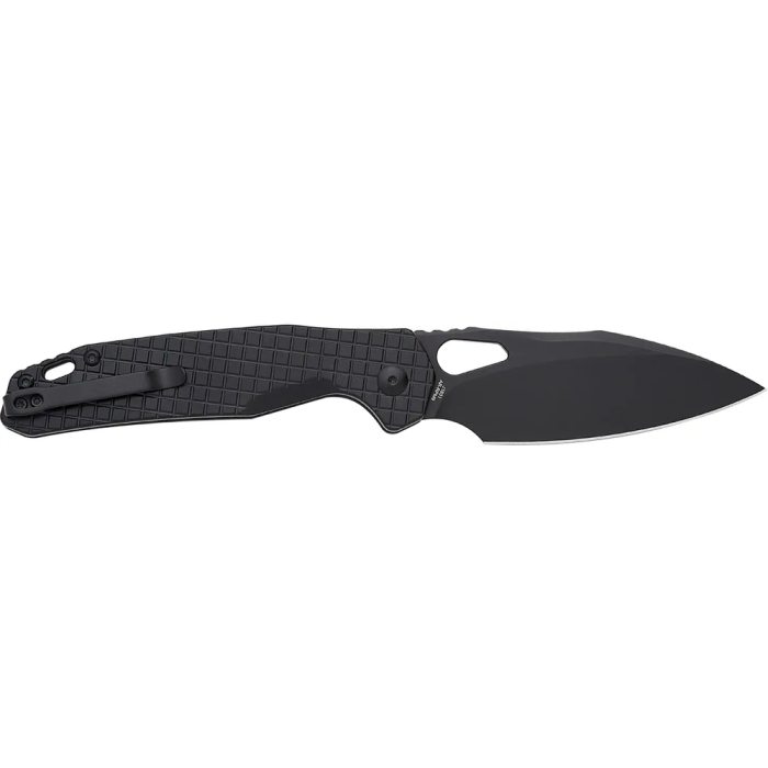 Ніж CJRB Frack Black Blade, AR-RPM9, Steel handle Frag pattern 