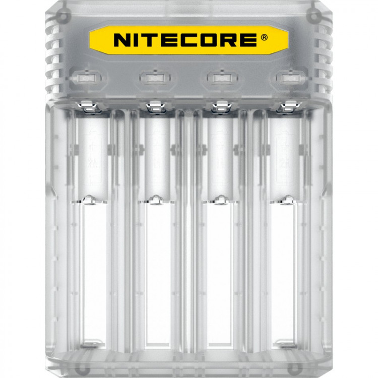Зарядний пристрій Nitecore Q4 прозоре 