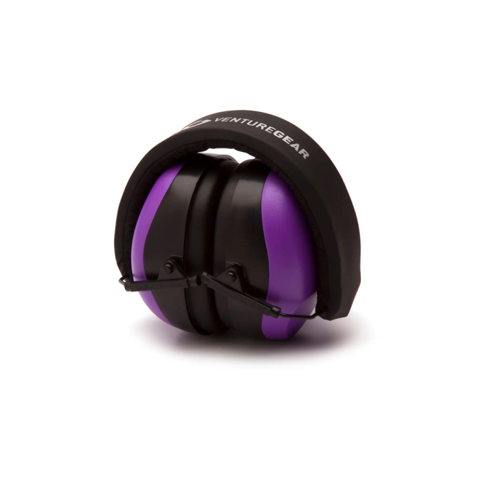 Навушники протишумні захисні Venture Gear VGPM8065C (захист слуху SNR 26 дБ, беруші в комплеті), фіолетові 