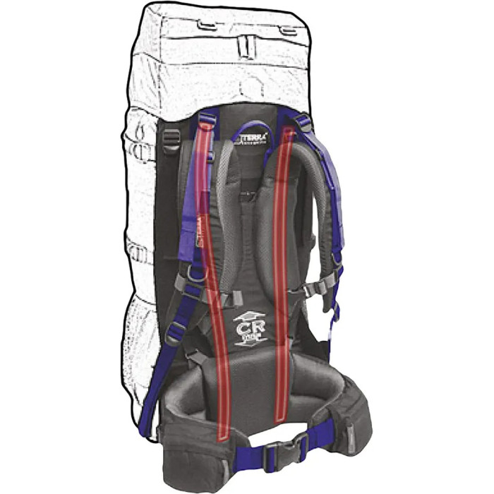 Рюкзак Terra Incognita Mountain 50  зелений 