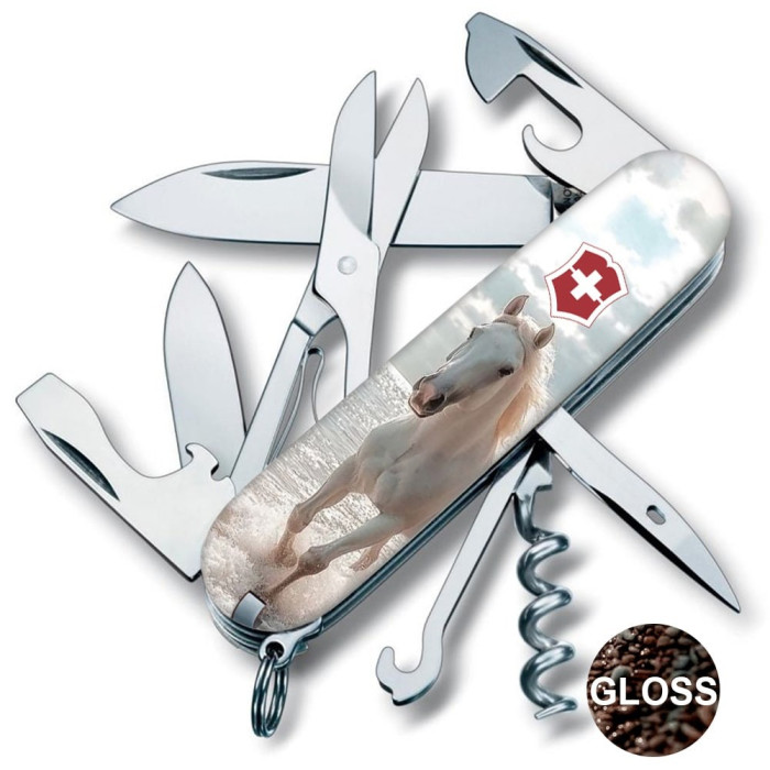 Складаний ніж Victorinox CLIMBER ZODIAC Білий кінь 1.3703.7.Z5270pk 
