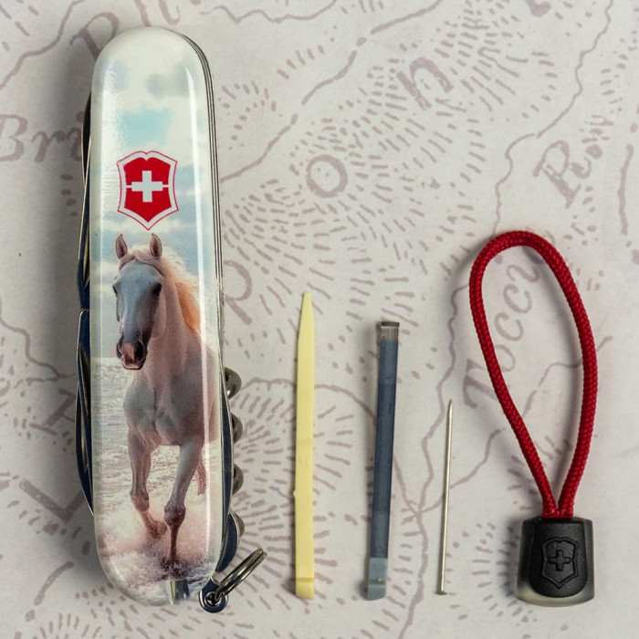 Складаний ніж Victorinox CLIMBER ZODIAC Білий кінь 1.3703.7.Z5270pk 