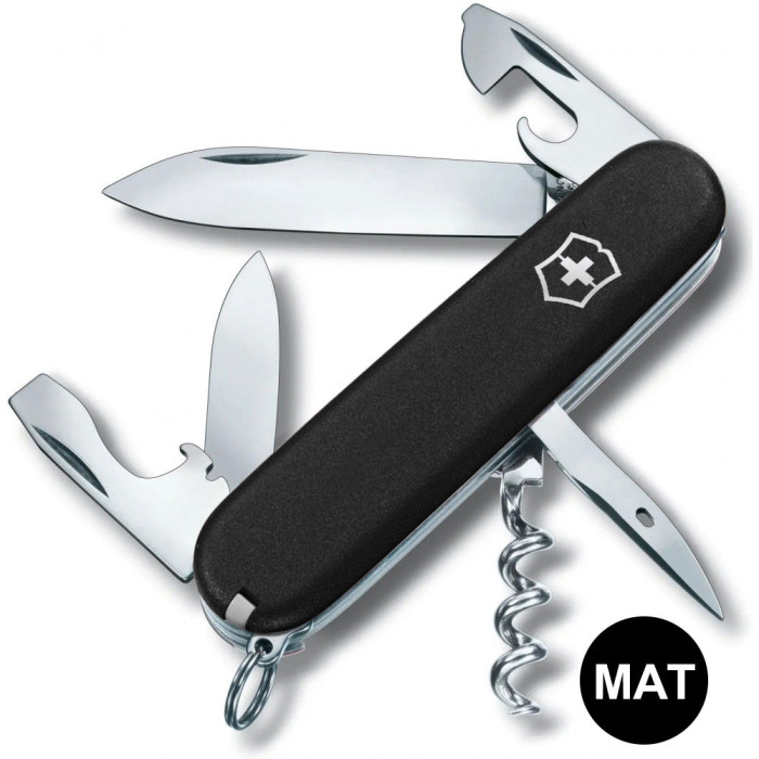 Складаний ніж Victorinox SPARTAN MAT чорний матовий лак 