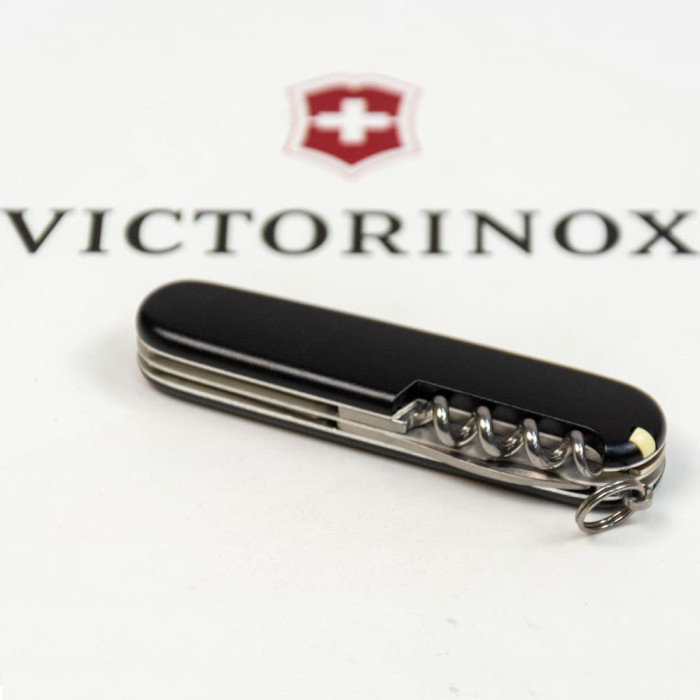 Складаний ніж Victorinox SPARTAN MAT чорний матовий лак 
