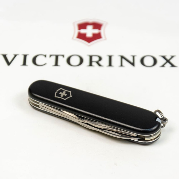 Складаний ніж Victorinox SPARTAN MAT чорний матовий лак 
