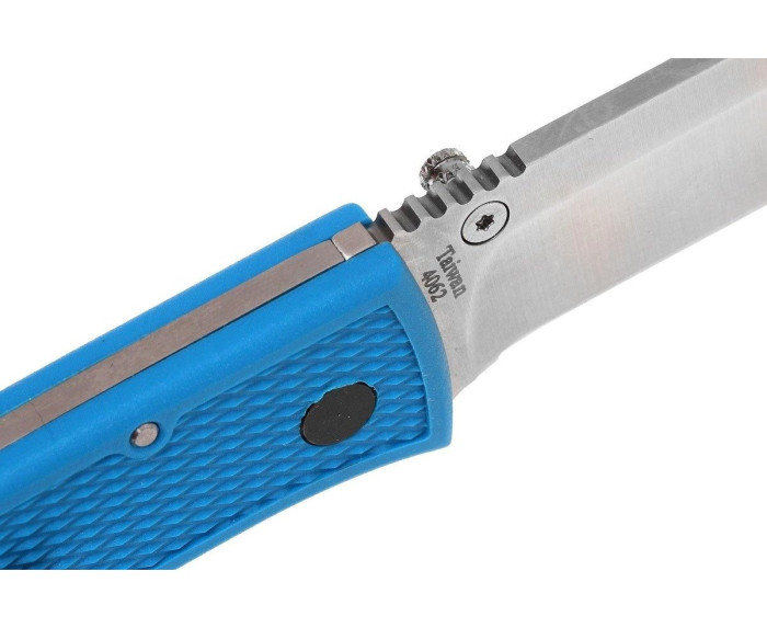 Ніж Ka-Bar Dozier D2 Folding Hunter-Блакитний, Довжина клинка 7,62 см. 