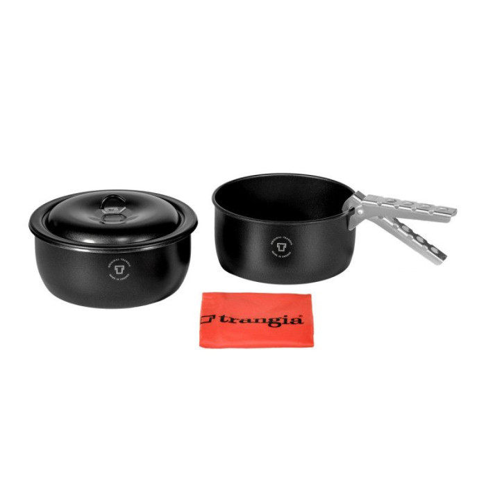 Набір посуду Trangia Tundra II 1.75 / 1.5 л (два казанки, кришка, ручка, чохол) 