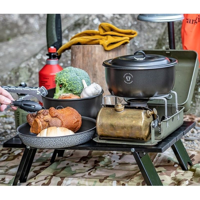 Набір посуду Trangia Tundra II 1.75 / 1.5 л (два казанки, кришка, ручка, чохол) 