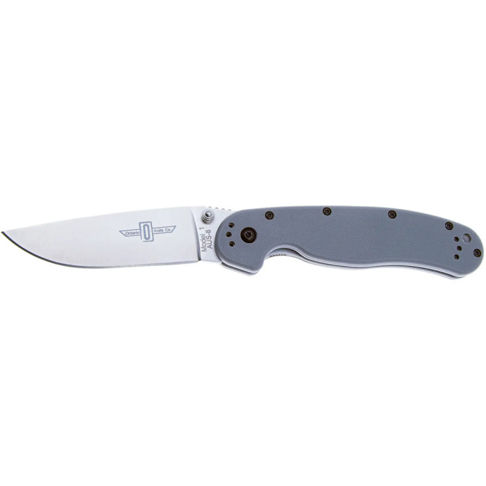 Ніж Ontario Knife RAT I Linerlock grey 