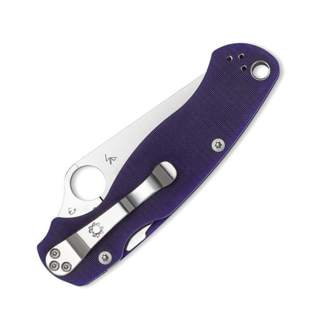 Нож Spyderco Para Military 2 G-10 Dark Blue CPM S110V (C81GPDBL2) 