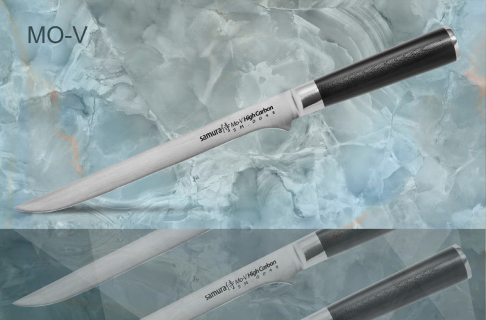 Ніж кухонний Samura Mo-V філейний, 218 мм, SM-0048 