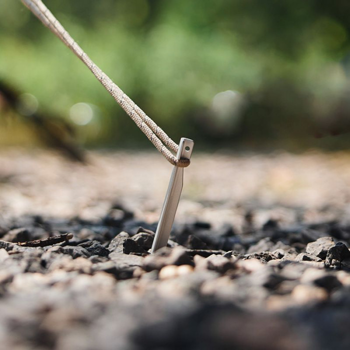 Кілки алюмінієві Naturehike CNK2300ZP016, 20 см , сріблясті (8 шт) 