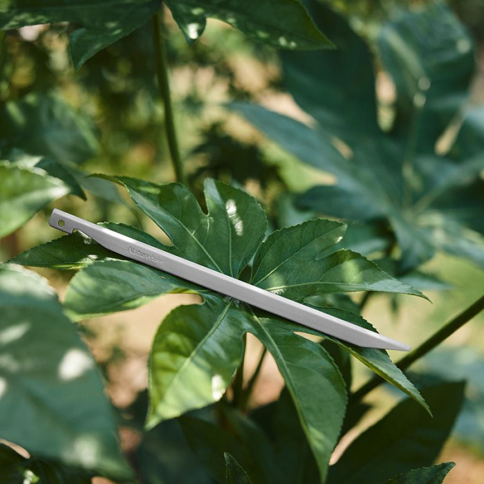 Кілки алюмінієві Naturehike CNK2300ZP016, 20 см , сріблясті (8 шт) 