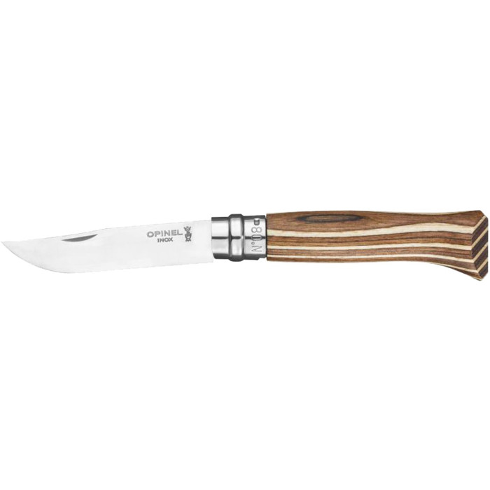 Ніж Opinel №8 VRI Laminated, коричневий 