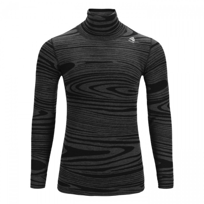 Термокофта чол. Aclima WarmWool 200 Roll Neck M's Black Motion L