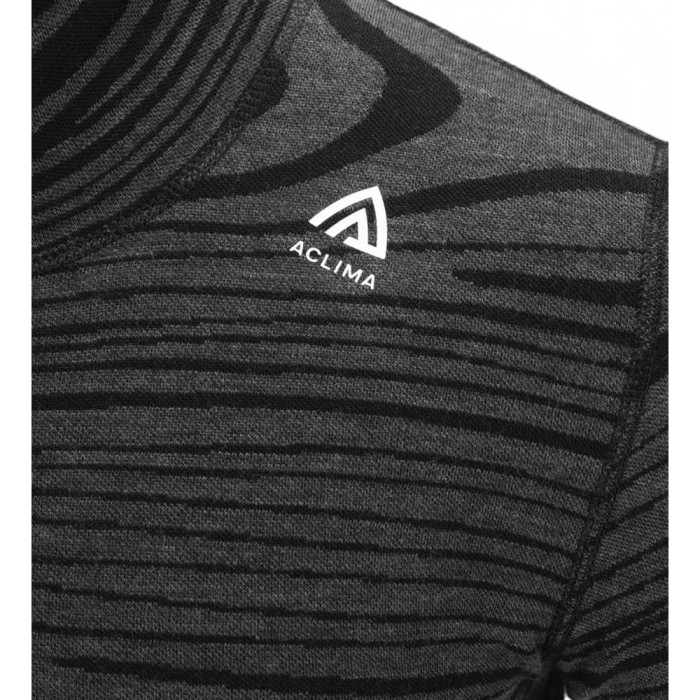 Термокофта чол. Aclima WarmWool 200 Roll Neck M's Black Motion L