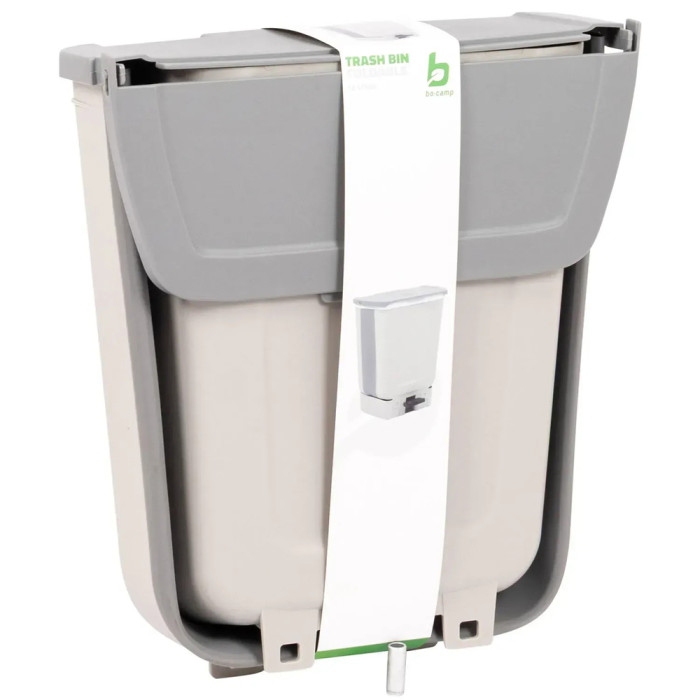 Корзина для сміття складана Bo-Camp Waste Bin Foldable 15L White/Grey (5329979)