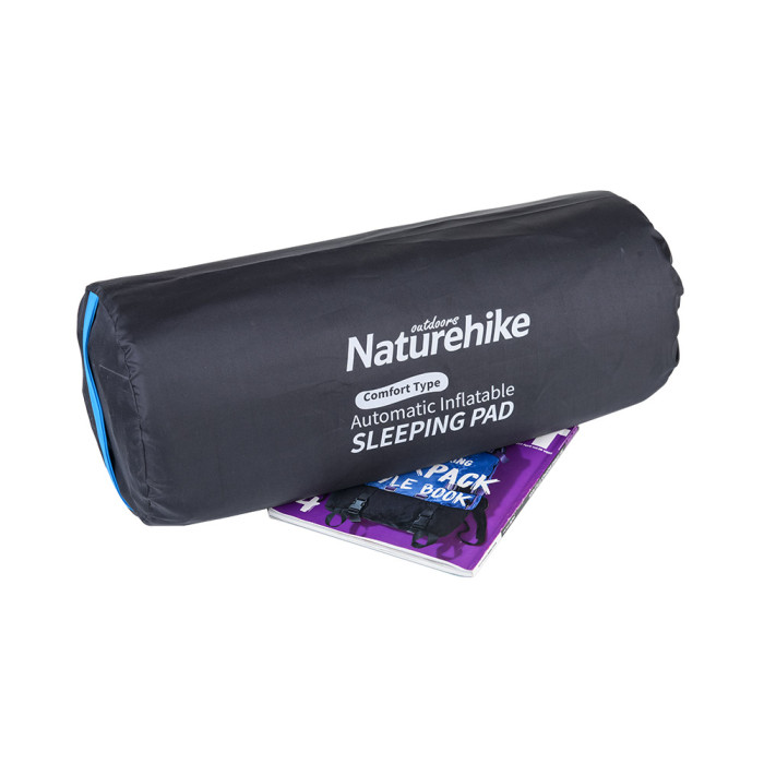 Самонадувний кемпінговий килимок Naturehike 80 мм blue (NH17Q001-D) 