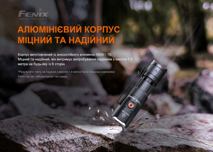 Ліхтар ручний Fenix PD25R (Відкрита упаковка / ремонт кнопки) 