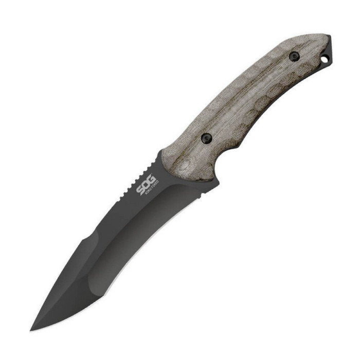 Ніж SOG Kiku Fixed 4.5 (чорний клинок) 