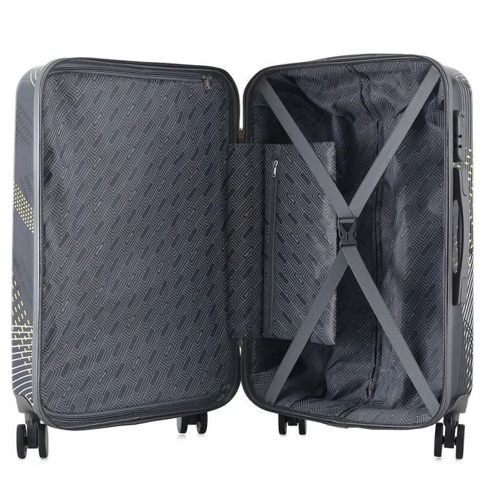 Валіза Semi Line 24" (M) Black Pattern (T5651-2) 
