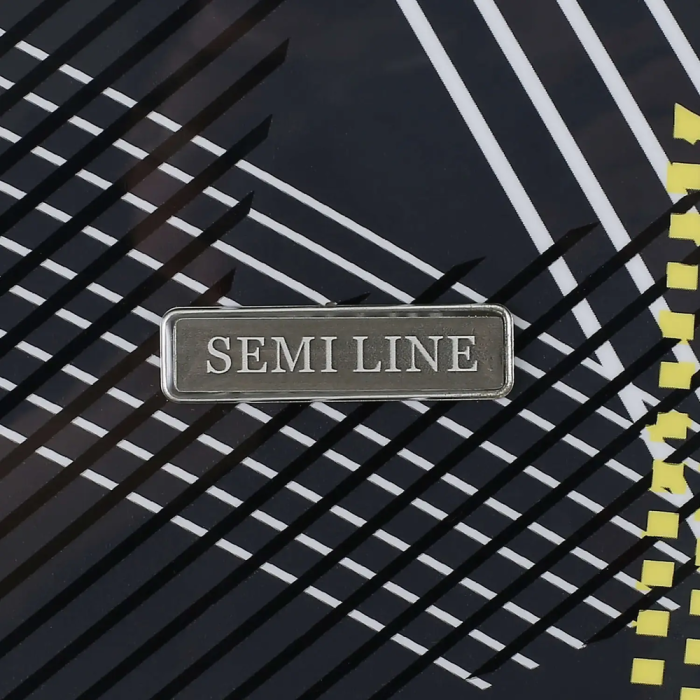 Валіза Semi Line 24" (M) Black Pattern (T5651-2) 