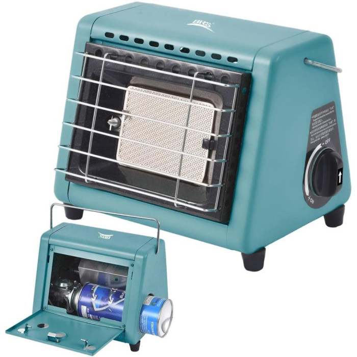 Газовий пальник-обігрівач BRS-H23, зелений (відновлений/відсутня упаковка) 