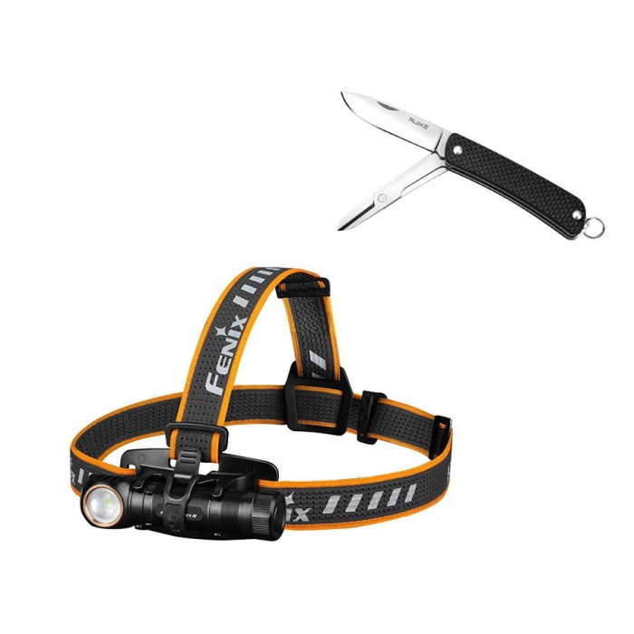 Мультифонар Fenix HM61R LUMINUS SST40 + складаний ніж Ruike S22, чорний 