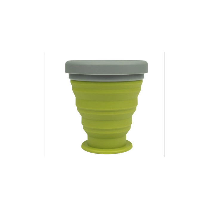 Контейнер Tribe складаний силіконовий 550мл з кришкою защіпкою T-FF-0002 olive 