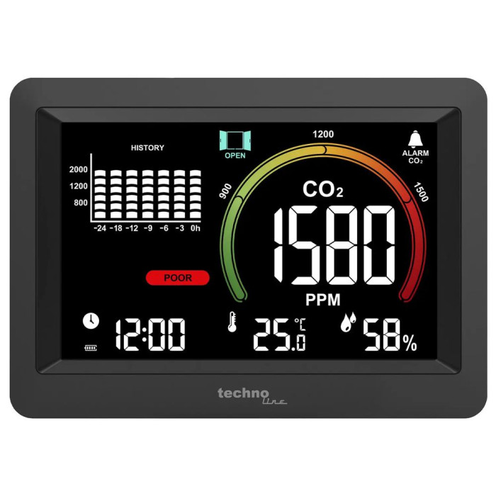 Метеостанція Technoline WL1028 Black (WL1028) 