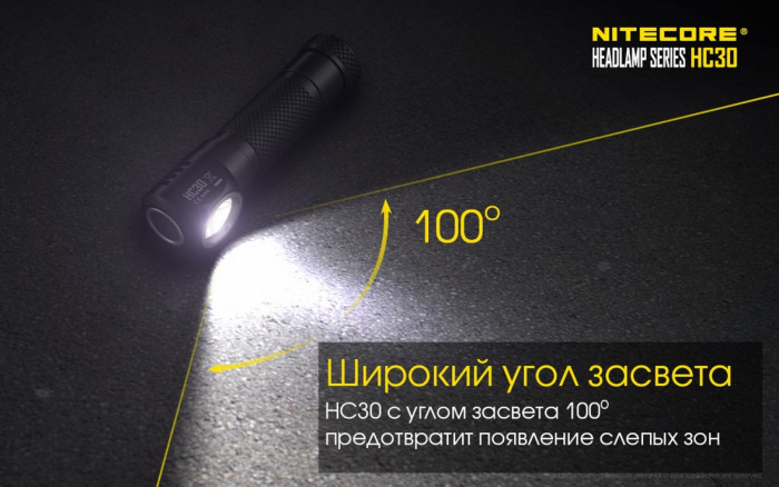 Набір Nitecore HC30 теплий 