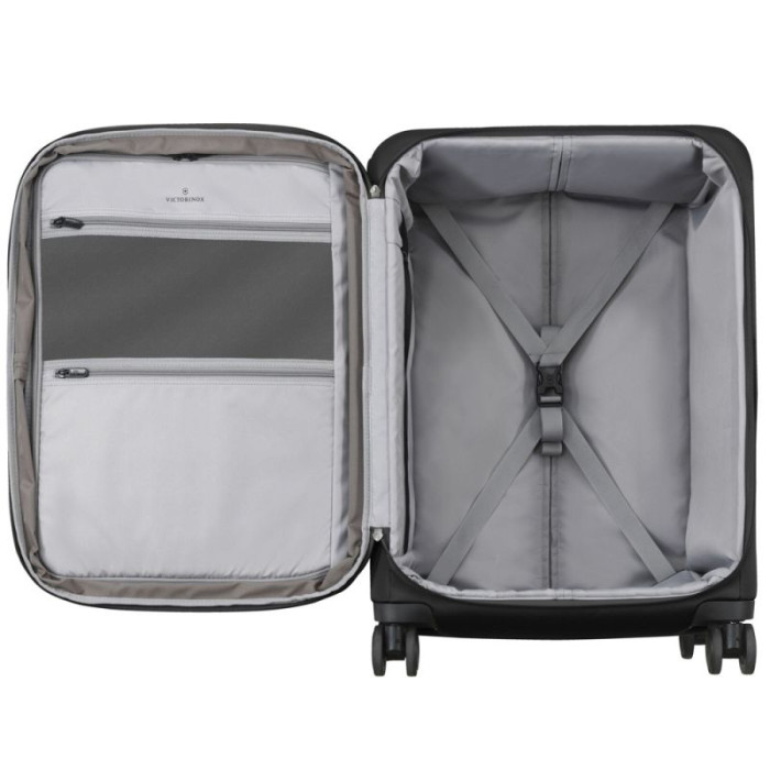 Чемодан на 4 колесах Victorinox Connex Ss/Black M Expandable 69/78 л (Vt605653) 