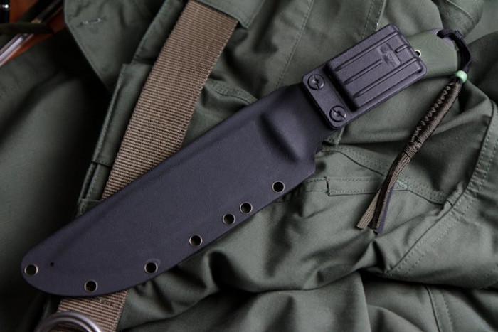 Ніж Kizlyar Supreme Safari чорний, сталь AUS8, рукоять G10 